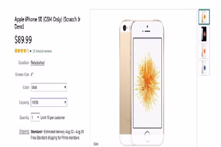 Chiec iPhone re nhat, nho nhat duoc 