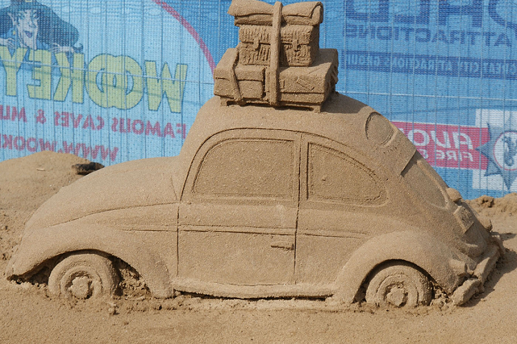 Đây đúng là những tác phẩm nghệ thuật từ cát.