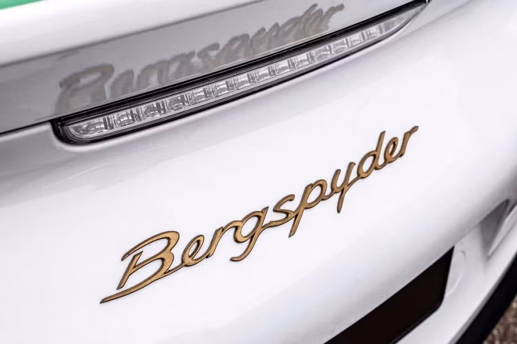 Mặc dù ngoại thất được thiết kế dựa trên Porsche Boxster (981), nội thất của xe lại được phát triển từ nội thất của chiếc siêu xe hybrid 918 Spyder. Phần ghế phụ giờ đây sẽ trở thành khoang chứa đồ thứ 2 cho mẫu xe này.