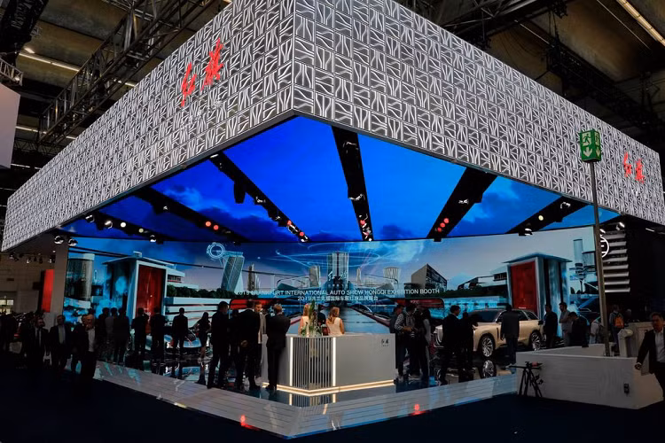 Gian hàng của Hongqi tại Frankfurt Motor Show 2019.