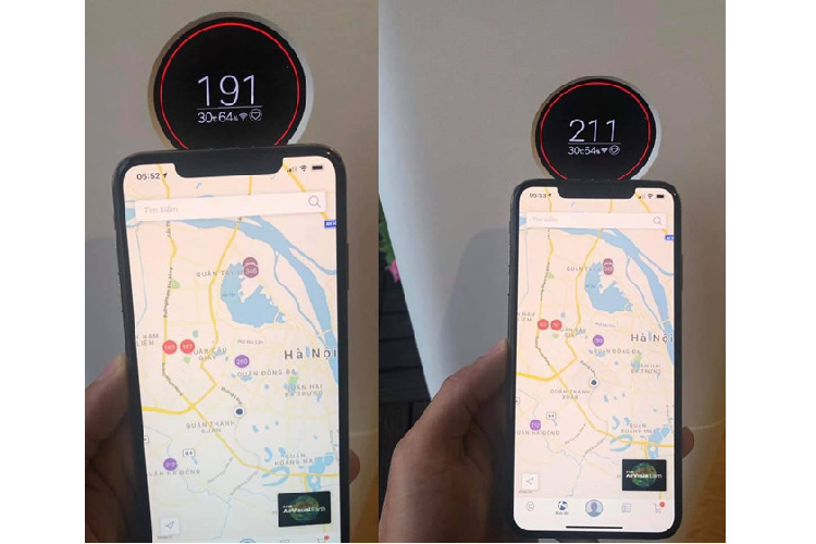 Tu dung may loc khong khi kiem chung ket qua cua AirVisual tai HN