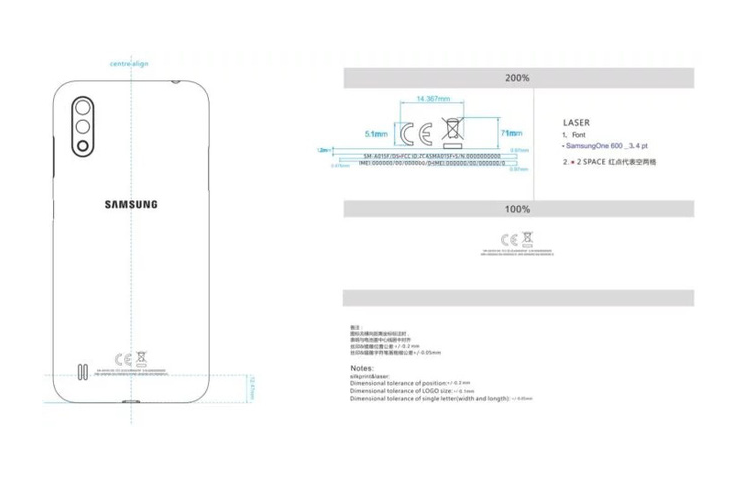 Samsung sap ban Galaxy A01 gia re voi camera kep-Hinh-2