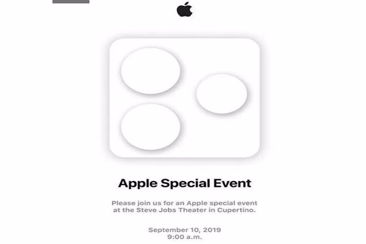 Theo các thông tin rò rỉ gần đây, Apple sẽ tổ chức sự kiện ra mắt iPhone 11 vào lúc 9h sáng, ngày 10/9 tại Nhà hát Steve Jobs, trong khuôn viên trụ sở Apple Park ở Cupertino, California.