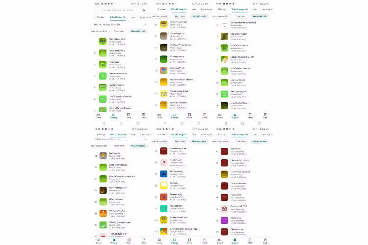 Ung dung rac gia 9 trieu dong tran ngap Play Store Viet Nam