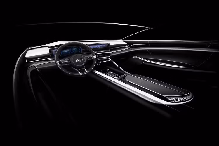 Hiện tại, thiết kế không gian nội thất của Kia Optima/K5 2021 vẫn đang được giữ kín. Tuy nhiên, theo những hình ảnh phác thảo trước đó bị rò rỉ có thể thấy, cũng giống như ngoại thất, nội thất của Kia Optima/K5 2021 cũng mang phong cách của sự hiện đại và tinh tế cùng nhiều trang bị đương thời.