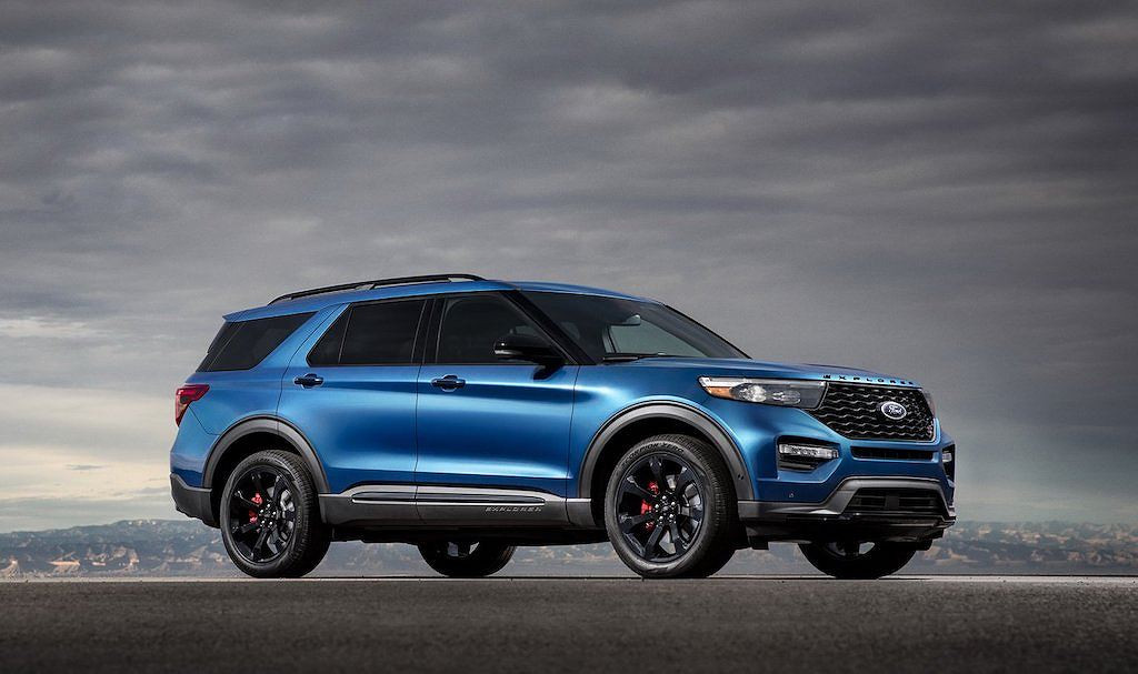 Về thiết kế, Ford Explorer ST 2020 sở hữu ngoại hình không có nhiều khác biệt so với Explorer thế hệ thứ 6.