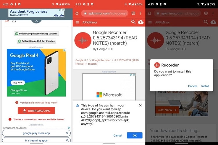 Cach su dung ung dung ghi am cua Pixel 4 tren smartphone Android-Hinh-2