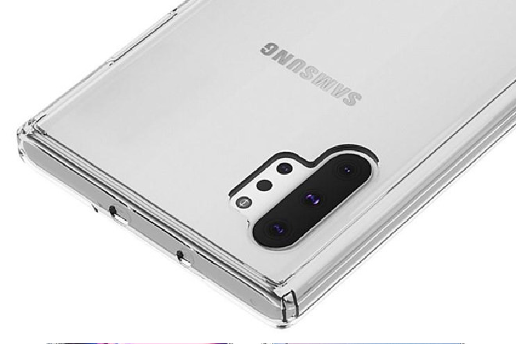 Samsung Galaxy Note10 Pro mới sẽ được trang bị hệ thống 4 camera bao gồm 3 ống kính đặt dọc và một cảm biến ToF (Time of Flight) phía dưới đèn flash LED. Bên cạnh đó, cụm camera này cũng sẽ hỗ trợ hệ thống lấy nét tự động bằng laser, cho phép thiết bị bắt nét tốt hơn trong điều kiện ánh sáng yếu.