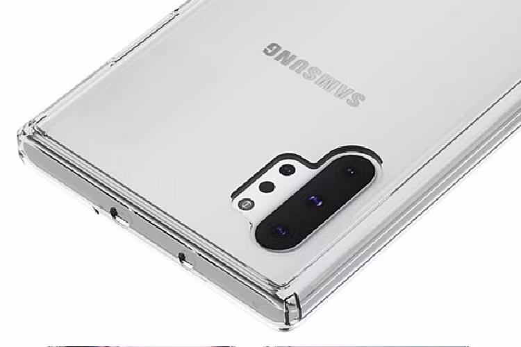 Samsung Galaxy Note10 Pro mới sẽ được trang bị hệ thống 4 camera bao gồm 3 ống kính đặt dọc và một cảm biến ToF (Time of Flight) phía dưới đèn flash LED. Bên cạnh đó, cụm camera này cũng sẽ hỗ trợ hệ thống lấy nét tự động bằng laser, cho phép thiết bị bắt nét tốt hơn trong điều kiện ánh sáng yếu.