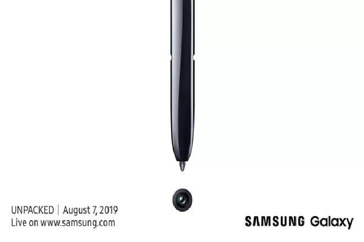 Samsung cho biết công ty sẽ ra mắt Galaxy Note10 vào ngày 7/8 tại New York, Mỹ.