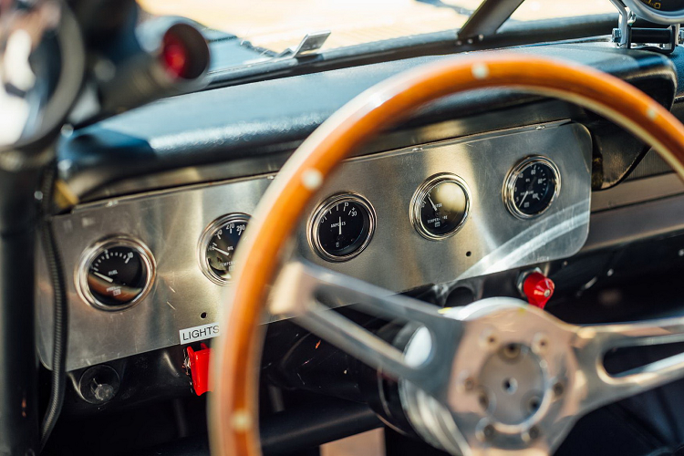 Đồng hồ hiển thị của xe Shelby Mustang GT350H.