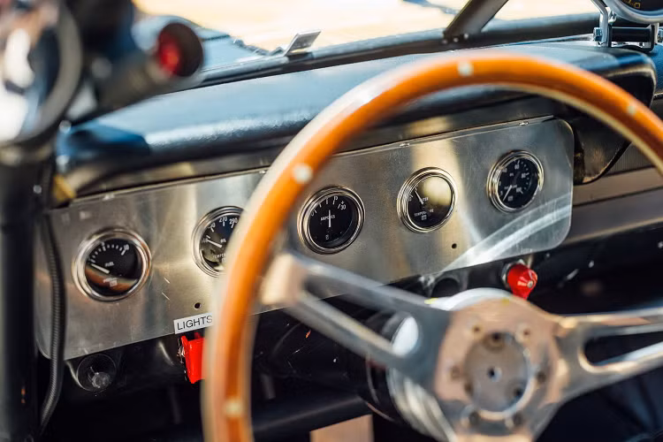 Đồng hồ hiển thị của xe Shelby Mustang GT350H.