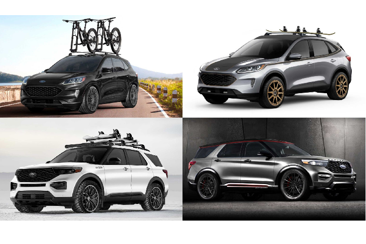 Không chọn các dòng bán tải, sedan hay hatchback, hãng xe ôtô Ford đã quyết định đem đến SEMA 2019 03 mẫu SUV/CUV Escape, Explorer và Expedition, sẽ dễ hiểu khi hiện nay SUV/CUV đã trở thành xu hướng mua xe trên toàn cầu. Về cơ bản, những nâng cấp của Ford được thực hiện ở ‘’dàn lông’’ như mâm, lốp, hệ thống xả, thiết kế ngoại thất và phụ kiện đi kèm.