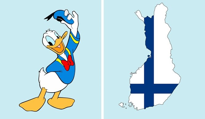 11. Vịt Donald từng bị cấm chiếu vì... không mặc quần: Bộ phim hoạt hình Vịt Donald bị cấm chiếu ở Phần Lan với lý do liên quan đến khiêu dâm và ảnh hưởng không tốt với trẻ em. Không chỉ một mình phim hoạt hình về nhân vật này mà tất cả các phim Donald xuất hiện đều bị cấm. Vịt Donald từng xuất hiện ở đây từ những năm 1970 dưới dạng truyện tranh và hoạt hình nhưng đã bị cấm dần dần vì lý do… Donald không mặc quần. Ủy ban Thanh thiếu niên Helsinki tuyên bố, bộ phim này bỏ bê các giá trị gia đình, phổ biến lối sống với nỗi ám ảnh bất thường về tiền bạc.
