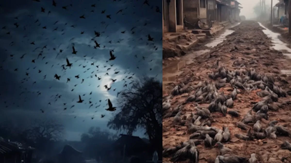 Dân làng tin rằng những con chim là "linh hồn mà quỷ dữ gửi đến để làm hại ngôi làng", vì vậy họ đã dùng bẫy cọc tre để giết chúng.