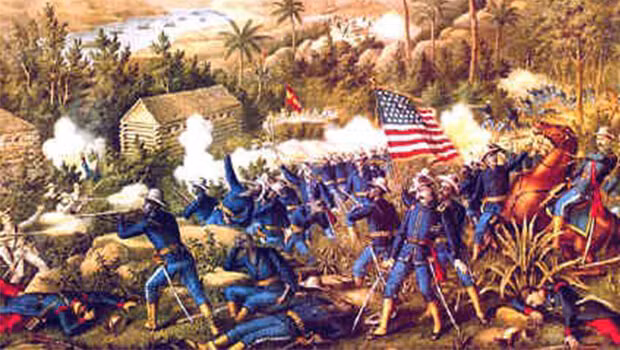 4. Cuộc chiến Tây Ban Nha – Mỹ (1898-1899): Mỹ chiến với Tây Ban Nha sau sự kiện đánh chìm tàu sân bay USS Maine. Chi phí lên tới gần 7 tỉ đô la Mỹ tính theo giá hiện tại.