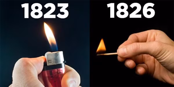 2. Dụng cụ bật lửa được phát minh ra trước cả quẹt diêm.