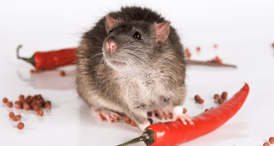 Nghiên cứu gần đây của Học viện Khoa học Trung Quốc đã phát hiện ra rằng chuột chù cây Trung Quốc không cảm nhận được vị cay của thức ăn chứa capsaicin như tiêu lá gai (Piper boehmeriaefolium), nhờ đột biến gen ở TRPV1.