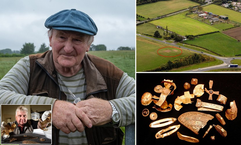 Trong một trường hợp tương tự, ông Terry Herbert đi qua cánh đồng thuộc sở hữu của một nông dân có tên Fred Johnson gần Lichfield (Anh). Theo đó, ông dừng lại và dùng máy dò kim loại mua chỉ với 2 bảng Anh (khoảng 60.000 đồng) để dò tìm kho báu. Ông đã vô cùng hạnh phúc khi tìm thấy kho báu hơn 100 tỷ đồng.