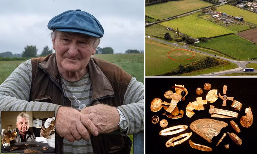 Trong một trường hợp tương tự, ông Terry Herbert đi qua cánh đồng thuộc sở hữu của một nông dân có tên Fred Johnson gần Lichfield (Anh). Theo đó, ông dừng lại và dùng máy dò kim loại mua chỉ với 2 bảng Anh (khoảng 60.000 đồng) để dò tìm kho báu. Ông đã vô cùng hạnh phúc khi tìm thấy kho báu hơn 100 tỷ đồng.