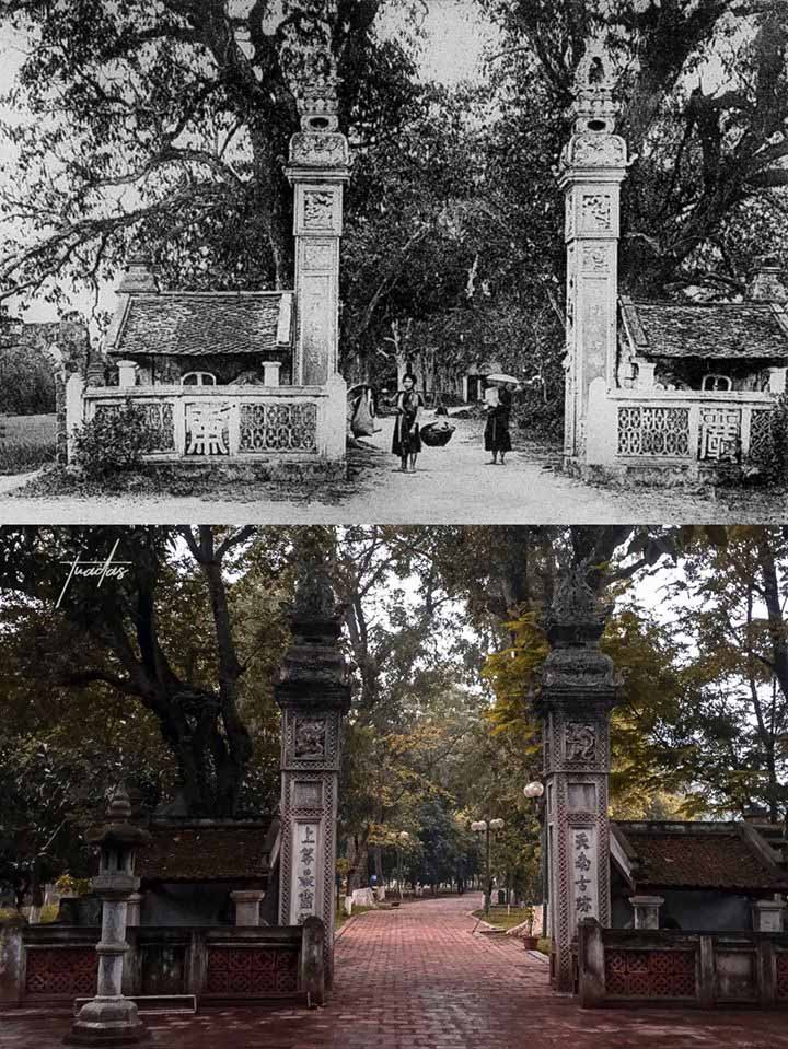 Đền Voi Phục - Trấn Tây của Thăng Long Tứ Trấn.