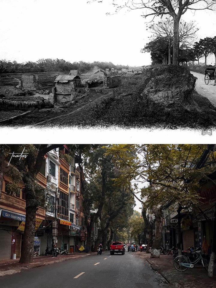 Đường Hoàng Hoa Thám, Tây Hồ xưa là Đê Pareau.