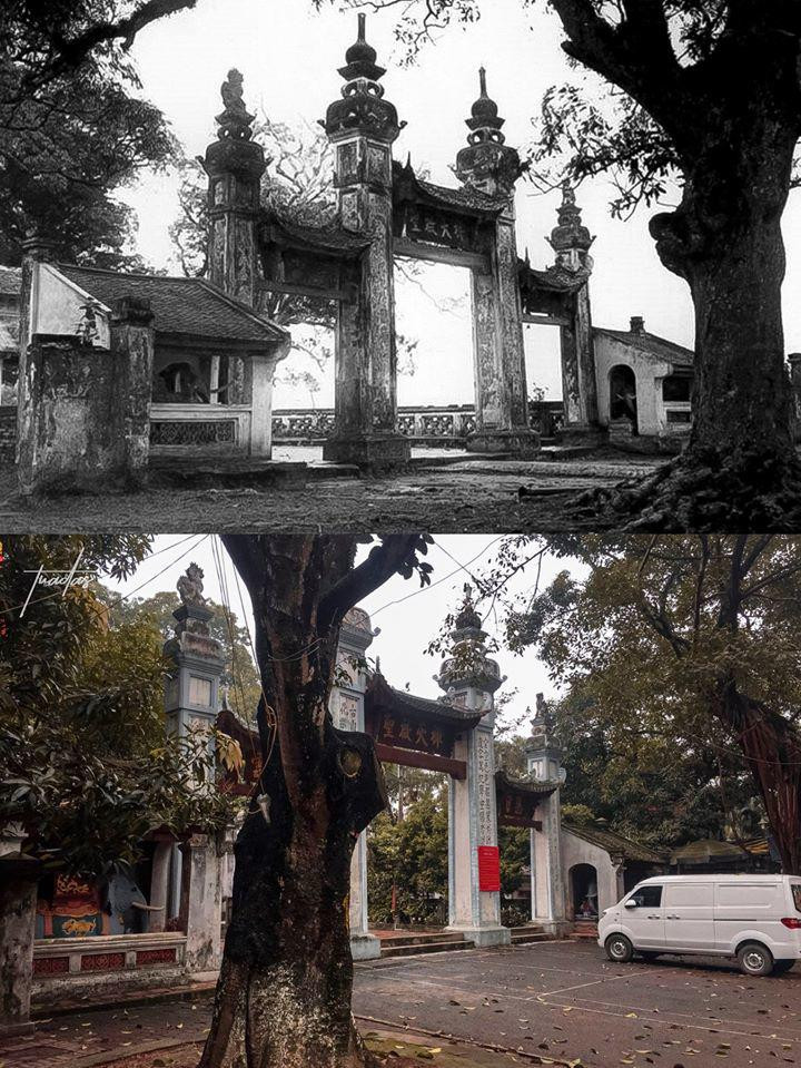 Chùa Láng đã được tu sửa nhưng vẫn giữ được nét xưa cũ.