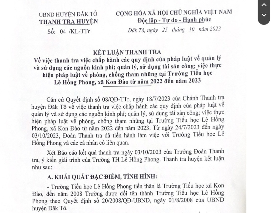 Kon Tum: Hỗ trợ giáo viên 2 triệu đồng, sau đó thu lại 1,5 triệu - Hình 2 Kon Tum: Ho tro giao vien 2 trieu dong, sau do thu lai 1,5 trieu-Hinh-2
