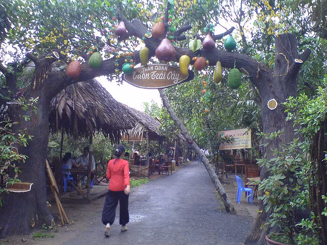 Miệt vườn Mỹ Khánh - Cần Thơ: Vườn Mỹ Khánh là điểm du lịch miệt vườn nổi tiếng của Tây Đô. Vườn rộng 4ha với những loại cây trái phong phú. Bạn có thể tìm thấy ở đây xoài, măng cụt, chôm chôm, sầu riêng, cam , quýt… Ảnh: Tourdulich.