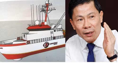 Cũng trong năm 2014, dư luận xôn xao khi ông Phạm Ngọc lâm - chủ tịch HĐQT Công ty cổ phần Đức Khải, một đại gia Sài Gòn nói rằng sẽ bỏ ra hàng nghìn tỷ đồng để sắm 100 chiếc tàu thuỷ và máy bay trực thăng ra Hoàng Sa đánh cá. Ảnh: Dân Trí.