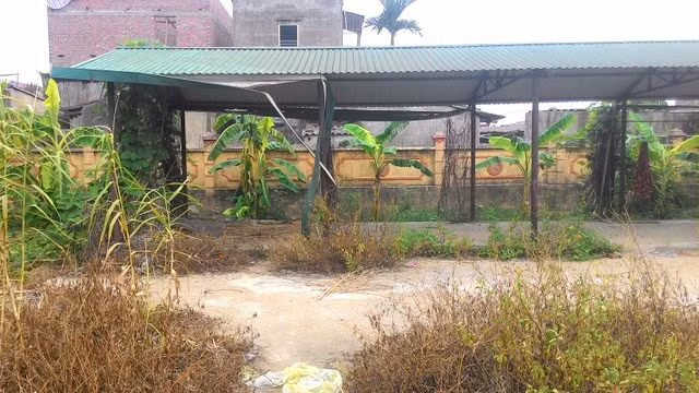 Người dân Nghĩa Hiệp cho hay, dân rất mong muốn có được khu chợ khang trang để vào buôn bán nhưng khu chợ Nghĩa Hiệp không hợp lý và thiếu thốn quá nhiều thứ nên vào được vài hôm tiểu thương phải chuyển ra chợ truyền thống. Các hạng mục của chợ xã Nghĩa Hiệp đang sập sệ, hoen rỉ. Ảnh: Báo Dân Sinh.