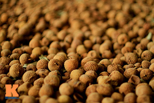 Theo giá thu mua tại lò, mỗi tấn vải sấy khô được bán với giá 30 triệu đồng. Ảnh: Khám Phá.