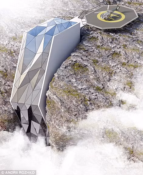 Nếu thiết kế này được hoàn thiện, Hotel in Alps sẽ trở thành một trong những khách sạn khiến du khách phải chóng mặt nhất trên thế giới.