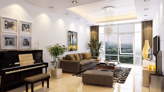 Ngoài cơ ngơi khang trang nằm trên con đường trung tâm quận 1, TP HCM, gia đình Hà Anh Tuấn còn mua một căn hộ cao cấp tại Sunrise City Lê Văn Lương, Hà Nội. Căn hộ cao cấp của gia đình ca sĩ Hà Anh Tuấn tại chung cư Sunrise City Lê Văn Lương có diện tích gần 120m2, rộng rãi và tiện nghi, được thiết kế theo dạng mở nên ngôi nhà rất thông thoáng và có ba mặt tiếp xúc với những không gian bên ngoài. Ảnh: Sunrise City.