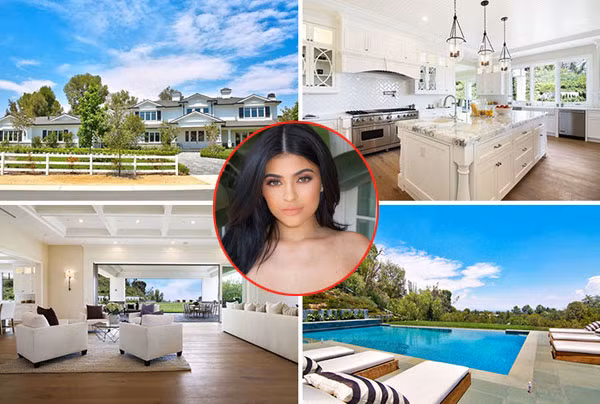 Căn dinh thự cô vừa mua rộng 1.200m2 với giá 12 triệu USD (gần 267 tỷ đồng). Ngôi nhà gồm 8 phòng ngủ, 11 phòng tắm, bể bơi lớn ngoài trời và không gian sân vườn rộng rãi, thơ mộng. Đây là dinh thự thứ 4 trong số bất động sản mà em út nhà Kim Kardashian sở hữu.