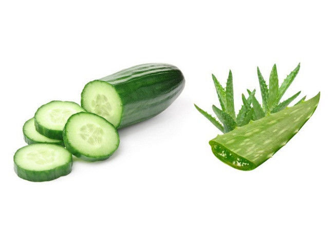 5. Mặt nạ dành cho da khô: Bạn chỉ cần xay nửa quả dưa chuột rồi trộn với 2 thìa gel lô hội là đã làm được loại mặt nạ dưỡng ẩm dành cho da khô. Ảnh: thoidai.