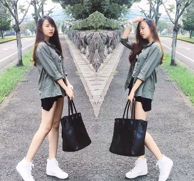 9X xinh dep co tai lam ao thuat bien giay thanh tien-Hinh-2