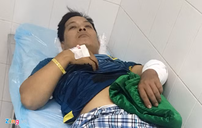 Anh Tân tại cơ sở y tế. Nguồn: Zing.vn