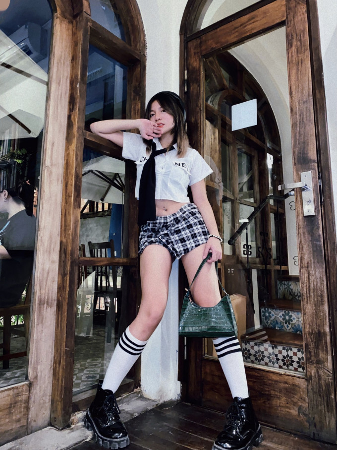 Hoài Phương Anh tuân theo chế độ ăn uống khoa học và thường xuyên tập luyện nên cô sở hữu thân hình chuẩn như người mẫu. Ảnh: FBNV