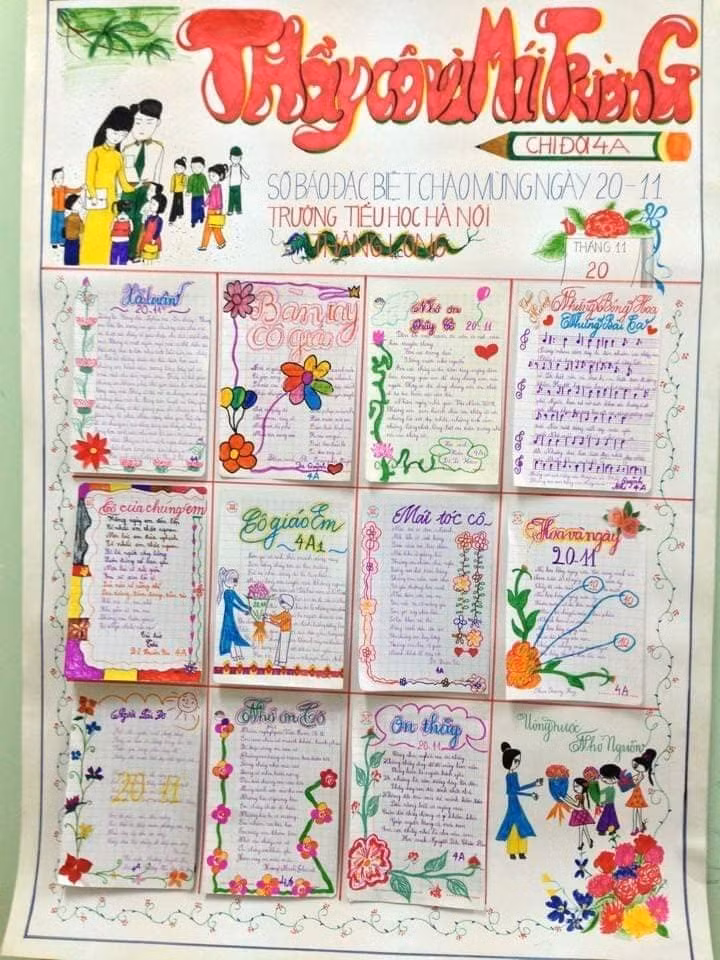 Chắc hẳn ai cũng còn nhớ không khí háo hức của những ngày cắp sách đến trường, ngồi cậm cụi tô vẽ, viết cảm nghĩ của mình lên những trang báo tường để được nói hết tiếng lòng, gửi gắm đến “người lái đò” cần mẫn đưa “khách” sang sông.