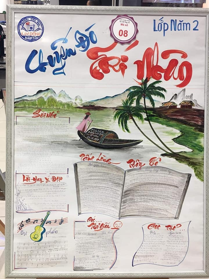 Mỗi năm, cứ đến dịp kỷ niệm ngày Nhà giáo Việt Nam 20/11, trường lại ra phong trào thi đua làm báo tường.