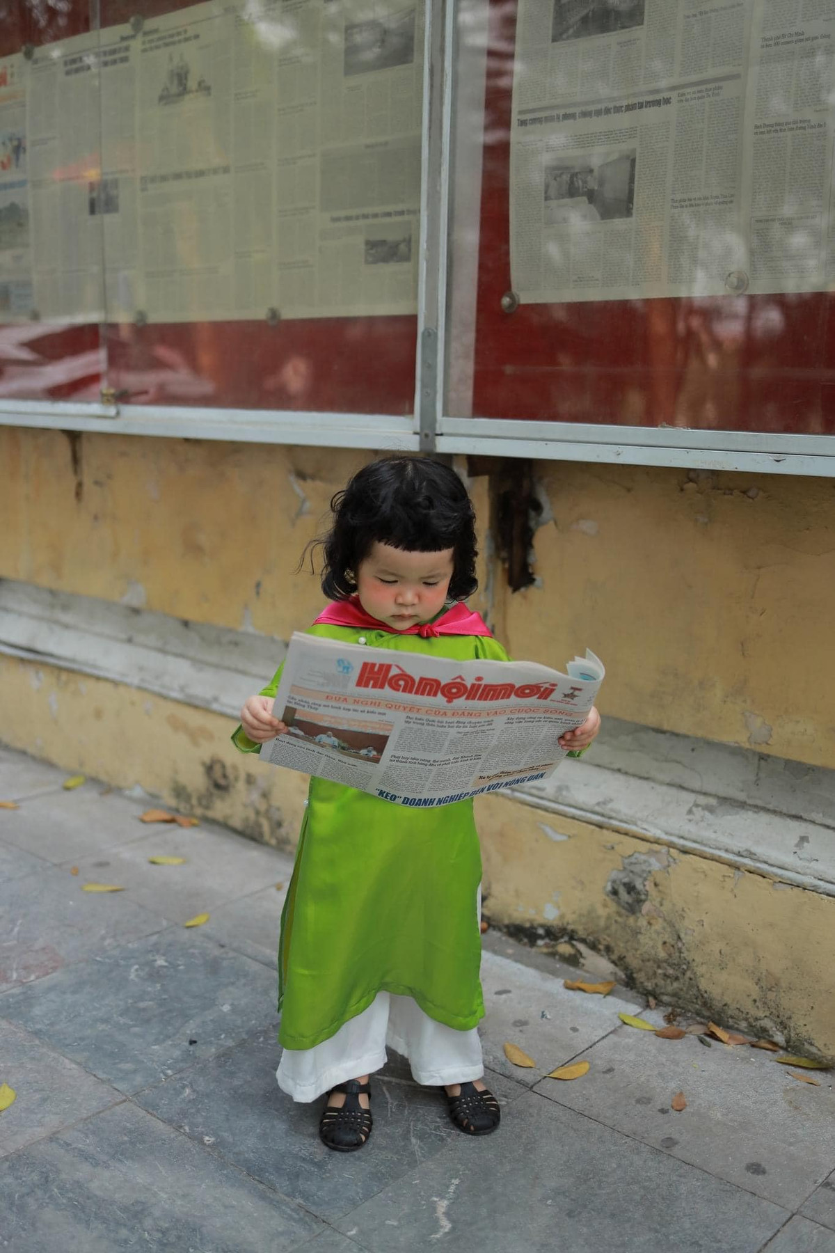 Cô bé Bánh Bao có khuôn mặt đáng yêu và vô cùng hài hước.