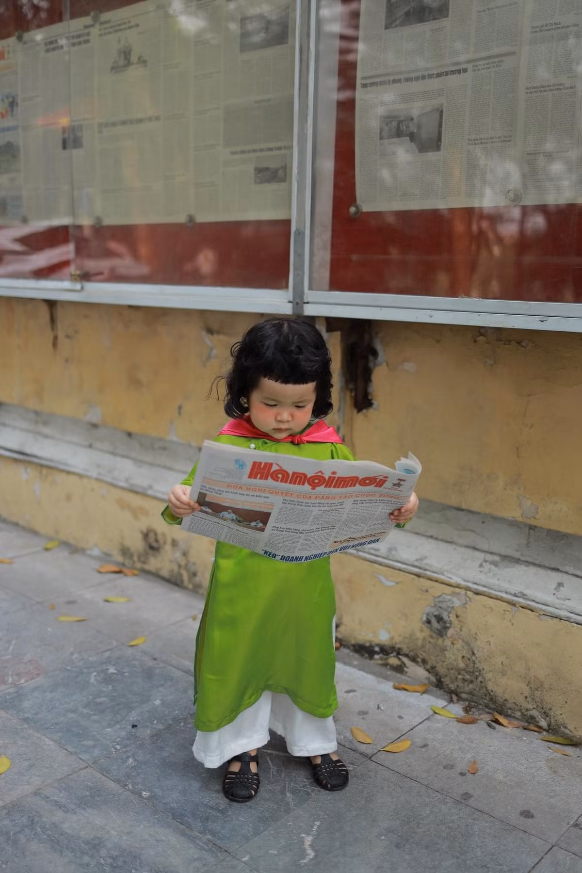 Cô bé Bánh Bao có khuôn mặt đáng yêu và vô cùng hài hước.