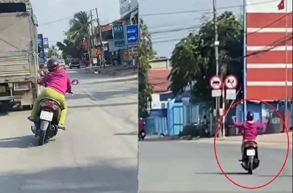 Phía dưới không ít cư dân mạng để lại bình luận tỏ ra khiếp đảm với màn đi xe máy nguy hiểm này.