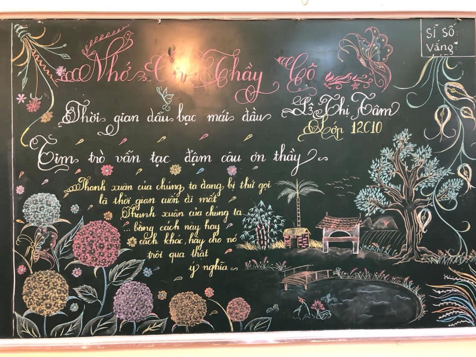 Báo tường, báo ảnh và nay lại có thêm báo bảng đã là hoạt động khá quen thuộc đối với các bạn học sinh - sinh viên trên toàn quốc mỗi khi đến ngày Nhà giáo Việt Nam.