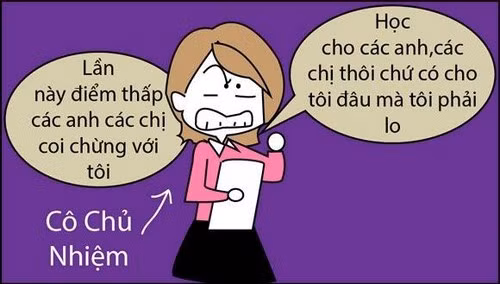 "Các anh chị học cho ai? Cho tôi hay cho bố mẹ? Các anh chị học thì ấm và thân" là câu nói học sinh nào cũng từng nghe qua.