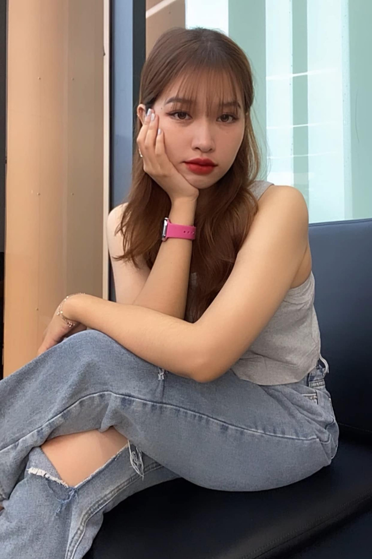 Minh Châu cũng khá nổi tiếng trên MXH và được nhiều người quan tâm.