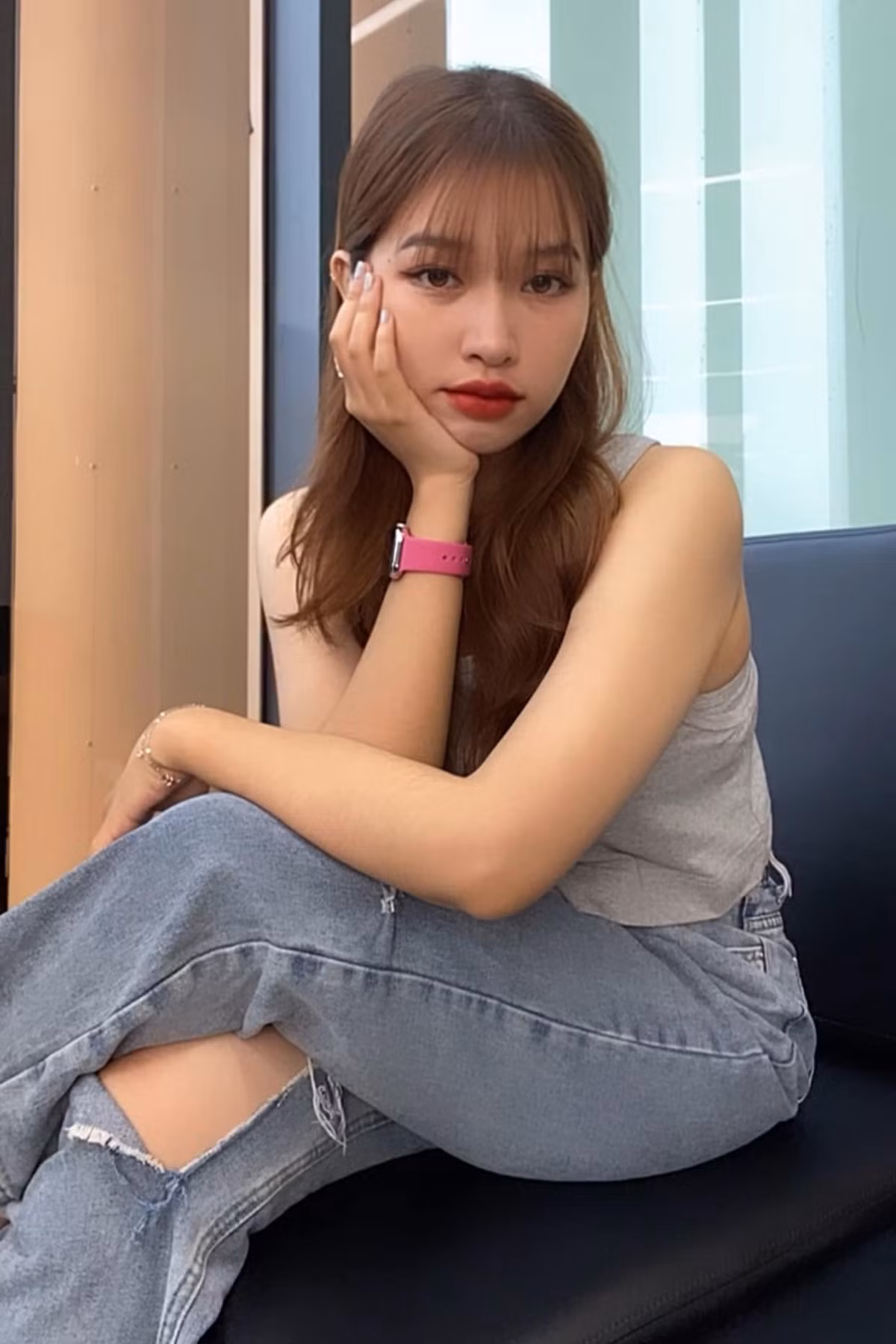 Minh Châu cũng khá nổi tiếng trên MXH và được nhiều người quan tâm.