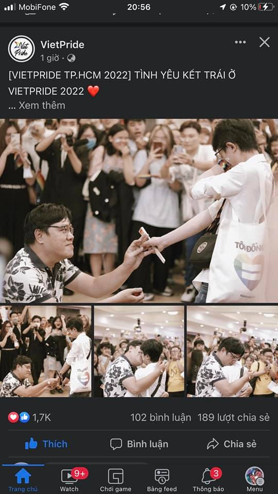 Man cau hon bat ngo cua cap doi dong tinh nam gay sot MXH