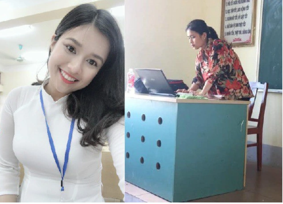 Chỉ một vài hình ảnh do học sinh chụp lén trong giờ ra chơi, cô giáo trẻ Huyền My đã nhận được sự quan tâm rất lớn từ dân mạng, những thông tin về cô giáo xinh đẹp trở thành chủ đề được dân mạng tìm kiếm.